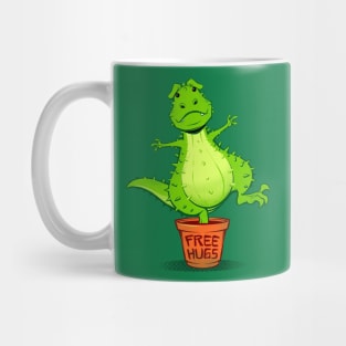 Cactus Rex Free Hugs Mug